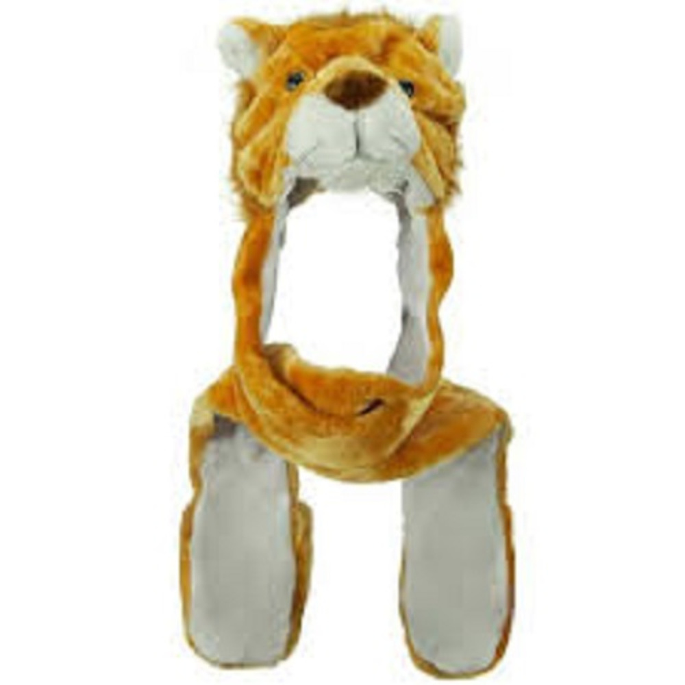 TruFit Girl's or Boy's Lion Animal Hat New Nwt